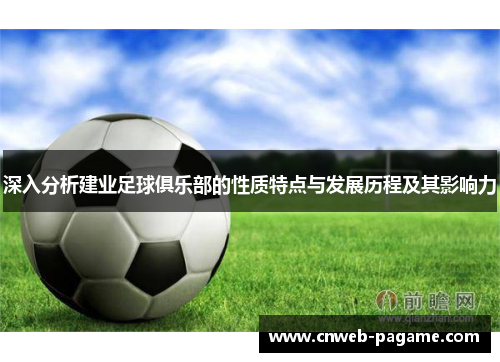 深入分析建业足球俱乐部的性质特点与发展历程及其影响力