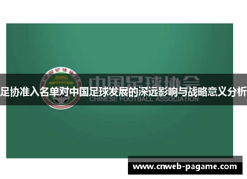 足协准入名单对中国足球发展的深远影响与战略意义分析